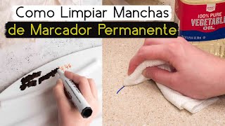 Cómo limpiar manchas de marcador permanente [upl. by Columbine836]