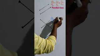 Conditions for parallel lines intersecting lines and coincident lines [upl. by Rebak]