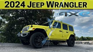 Learn everything about the 2024 Jeep Wrangler 4xe  Charging Infotainment Interior and more [upl. by Towrey748]