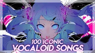 100 Iconic VOCALOID Songs That Every Fan Should Know [upl. by Eseuqram877]