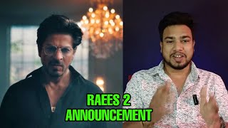 RAEES 2 Announcement Video Teaser  Shahrukh Khan New Advertisement Video Srk Rungta Steel Ad Video [upl. by Barhos]