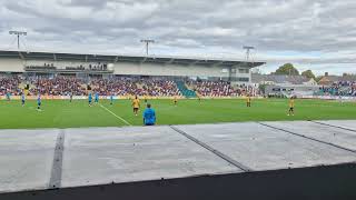 Newport fans reaction to Baker winner v Crewe home [upl. by Casi]