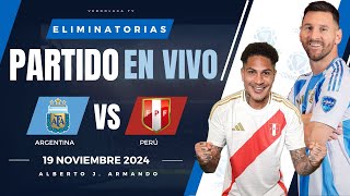 🔴 Argentina vs Peru EN VIVO  Eliminatorias [upl. by Aleb]