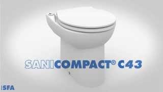 SANICOMPACT C43  el triturador sanitario invisible [upl. by Imim]