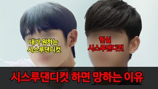 내 머리에 시스루댄디컷 하면 망하는 이유 [upl. by Nileak425]