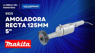 Rendimiento Profesional Amoladora Recta Makita 9105  Análisis Detallado [upl. by Dnalyr]