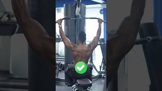 Back pull down correct way join us for more tips back exercise pull fit fitness [upl. by Nylevol]