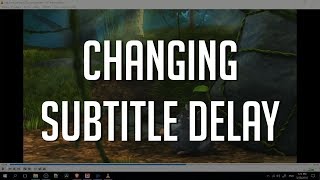 How to Adjust Subtitle Delay and Find Accurate Subs inside VLC Media Player [upl. by Alvin]