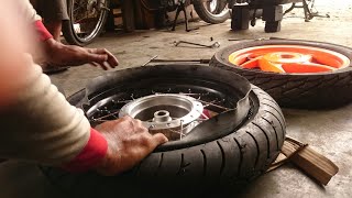 Velg Jari Jari Motor Versi Tubeless [upl. by Havens]