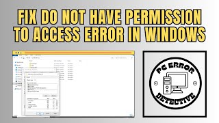 How to Fix You Do Not Have Permission To Access Error in Windows 10 [upl. by Garry]