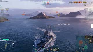 World of Warships WOWS Marblehead Saved the Days 6 Kills Fight with 3 Ships alone and Eliminate [upl. by Gunas821]