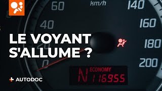 Que faire si le voyant de lairbag est allumé  Les conseils d’AUTODOC [upl. by Akimed]