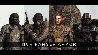 Fallout New Vegas Remastered 2019 Mod  Ranger Armors [upl. by Rew]