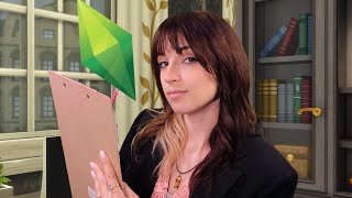 ASMR in Simlish  Your Final Important Interview in a Sims World [upl. by Yenahs]