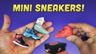 My Mini Sneaker Collection  Jordans Yeezys Dunks and More [upl. by Llennaj]