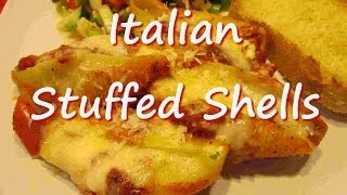 How to Make Cheesy Italian Stuffed Pasta Shells Recipe [upl. by Gaynor462]