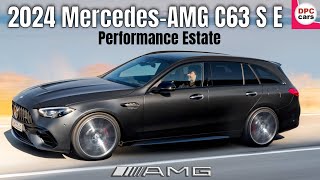 2024 Mercedes AMG C63 S E Performance Estate Wagon [upl. by Thirza]