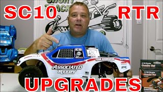 TEAM ASSOCIATED SC10 RTR UPGRADES [upl. by Alton902]