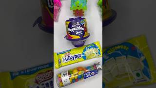 Milkybar Chocolate amp Gems Dairy Milk Lickables shorts youtubeshort shortsvideoviral [upl. by Pasol832]