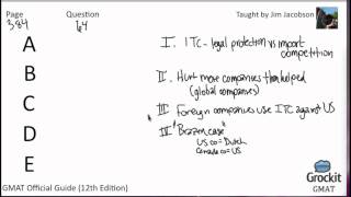 GMAT Verbal Official Guide Sample Lesson 1 14 [upl. by Chane]