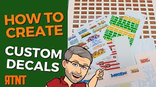 How To Make Custom Decals For Model Projects [upl. by Ybrek47]