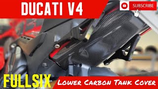 Ducati Tank Botton Cover Carbon Installation [upl. by Sidnala]