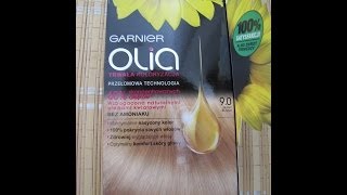 Recenzja quotGarnier Olia  90 jasny blond farba do włosówquot [upl. by Ettener33]