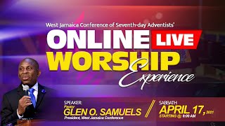 Online Worship Experience  Morning Session  Sabbath April 17 2021 [upl. by Aketal6]