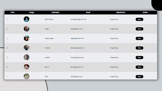 How to create a responsive table using HTML and CSS [upl. by Oikim]