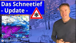 Alles zum kräftigen Schneetief und zum Winterwetter der nächsten Tage [upl. by Gomar]