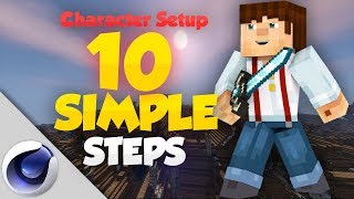 How to Put Your Skin on a Minecraft Rig  Cinema 4D Tutorial [upl. by Godfrey145]