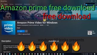 How to download amazon prime free download full version with easily  windows 10 tricks [upl. by Konikow]