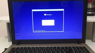 How to install Windows 10 on Asus X540 Laptop  Enable USB Boot in Bios Settings endless to windows [upl. by Llerrej]