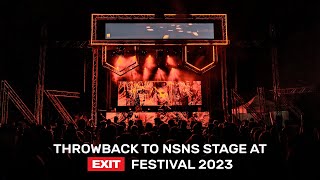 Throwback to NSNS stage at EXIT Festival 2023 [upl. by Hogarth765]