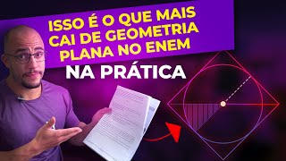 O QUE MAIS CAI DE GEOMETRIA PLANA NO ENEM  VAI CAIR ASSIM NO ENEM [upl. by Rosalia]