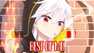 Nightcore  NEFFEX  Best Of Me Lyrics [upl. by Anev667]