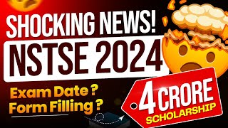 NSTSE Shocking Update 😱  Latest news of NSTSE 🔥  Form filling Exam update nstse2024 boards [upl. by Eylrahc]