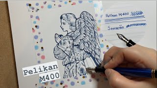 Pelikan M400 fountain pen review [upl. by Eggett]