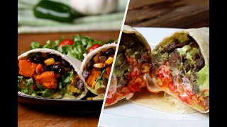 How to Make Burritos 5 Ways • Tasty Recipes [upl. by Onavlis624]