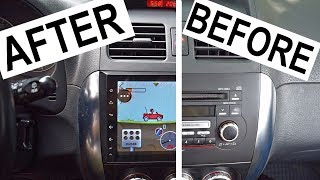 How to INSTALL an ANDROID head unit into your CAR  Seicane head unit REVIEW [upl. by Faxen]