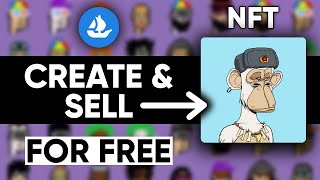 How to create NFT and sell them on opensea for free 2023 [upl. by Egduj]