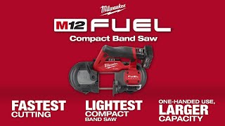 Milwaukee® M12 FUEL™ Compact Band Saw [upl. by Asirret]