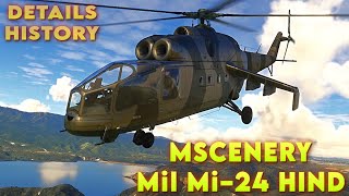 MSCENERY  Mil Mi–24 HIND Helicopter Details amp History MSFS FS2020 4K [upl. by Isola438]