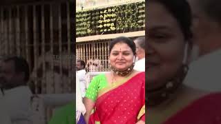 Rajendra Prasad Daughter Tirumala Darshan Video [upl. by Urbain]