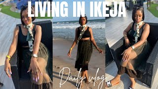 Living In Ikeja  Skincare Routine  Paradise Beach Hangout  Ferries Wheel Ride  2024 Vlogs [upl. by Arvo]