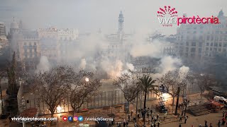 Fallas Valencia 2022 Mascletà 13 de Marzo 2022 Pirotecnia Alpujarreña [upl. by Sarson]