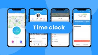 Connecteam  The Worlds Best Employee Time Clock App [upl. by Ecylahs]