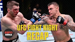 UFC Fight Night Recap Dominick Reyes knocks out Chris Weidman  ESPN MMA [upl. by Mittel]