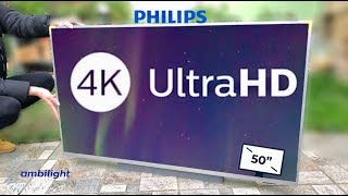 Philips 4K Smart Tv 50quot 50pus7504 [upl. by Nylirac]