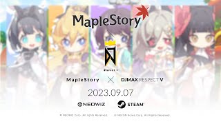 DJMAX RESPECT V  MapleStory DLC Pack TRAILER [upl. by Lananna112]